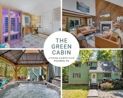 The Green Cabin | Pocono Vacation Rental | Wander at The Green Cabin!}