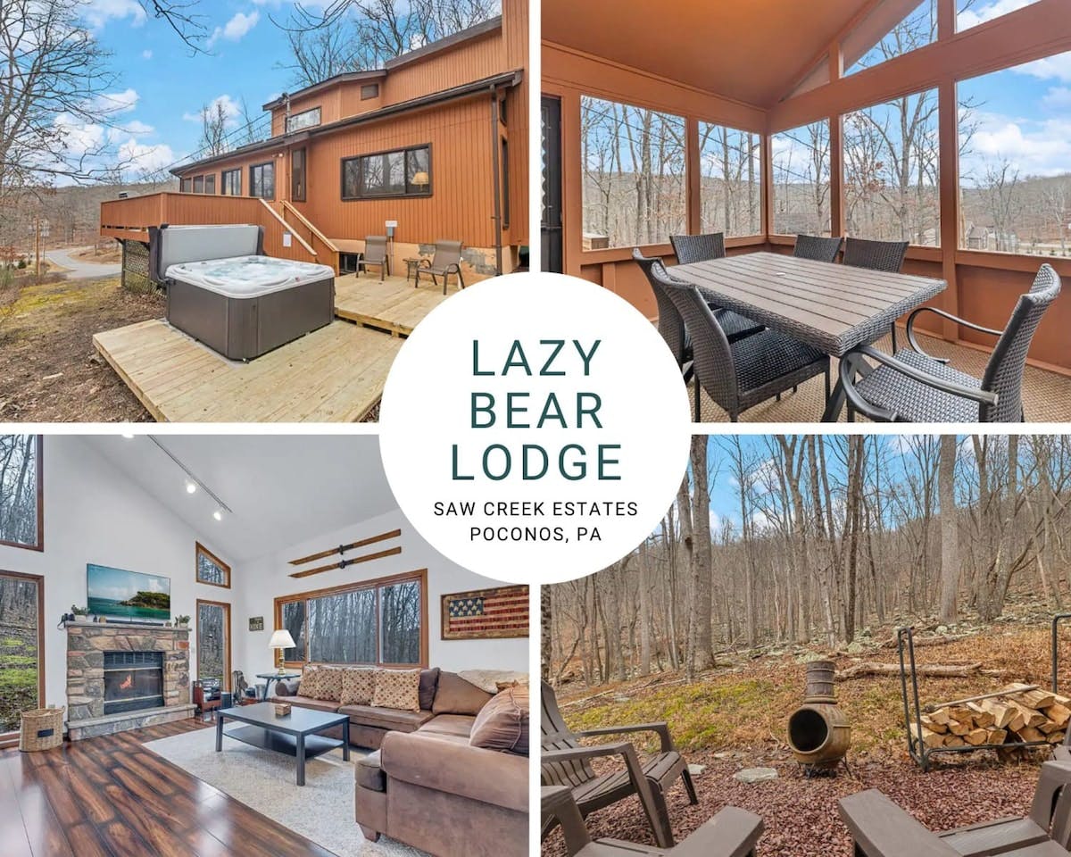 Lazy Bear Lodge | Pocono Vacation Rental | }