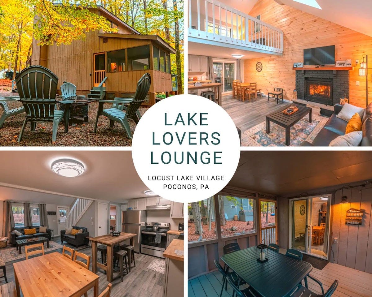 Lake Lovers Lounge | Pocono Vacation Rental | }